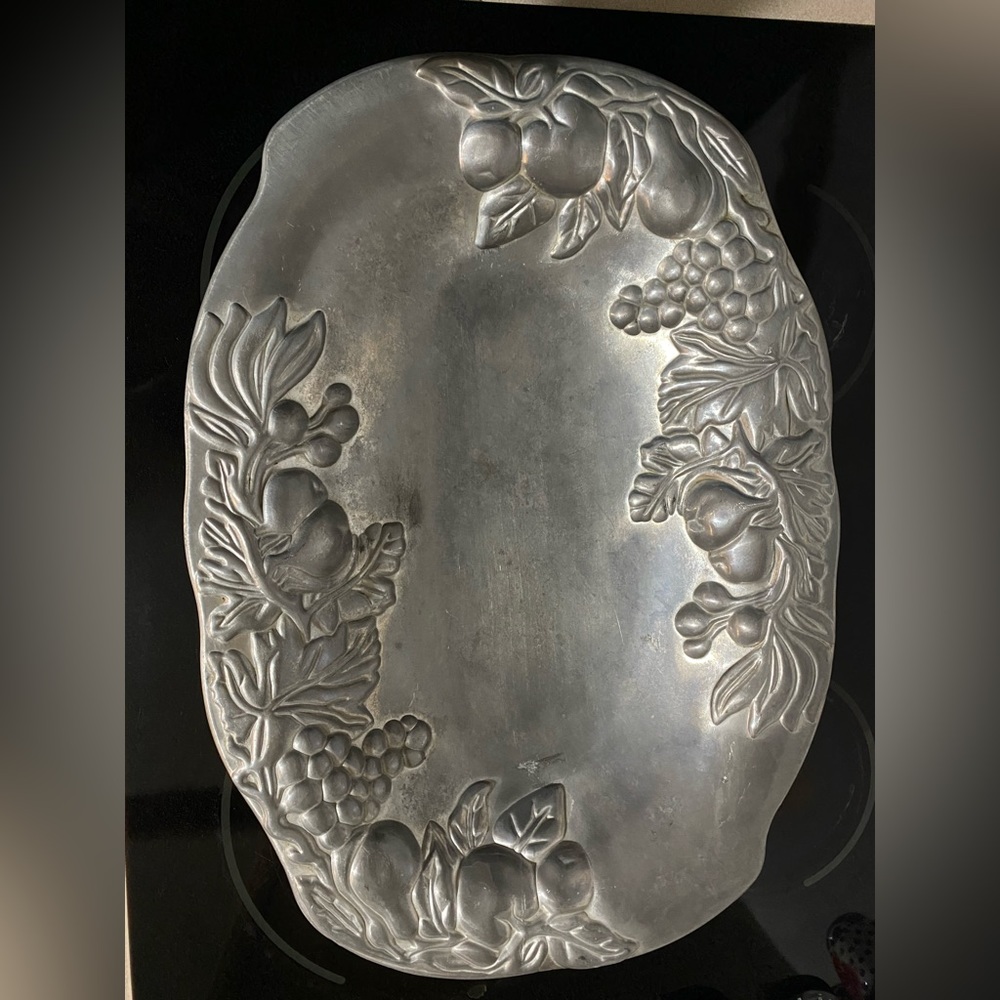 Tabletops Unlimited large silver platter